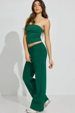 Sale Soft Terry Wide Leg Sweatpants Fleece|Bottoms
