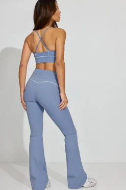 Cheap SoftActive Flare Leggings With Piping Activewear|Leggings