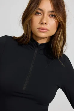 Clearance SoftActive Long Sleeve Half Zip Top Matching Sets|Activewear
