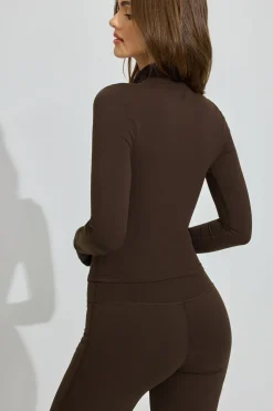 New SoftActive Long Sleeve Half Zip Top Matching Sets|Activewear