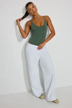 Best Sale SoftActive Plunge Bodysuit Matching Sets|Activewear