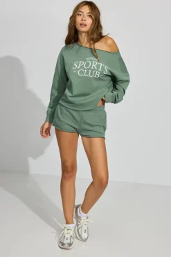 Online SoftTerry Off Shoulder Sweatshirt Hoodies & Sweatshirts|Hoodies & Sweatshirts