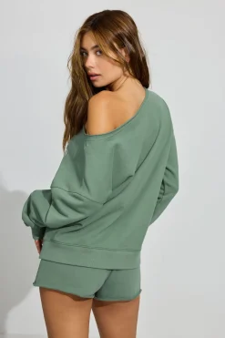 Online SoftTerry Off Shoulder Sweatshirt Hoodies & Sweatshirts|Hoodies & Sweatshirts