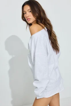 Best SoftTerry Off Shoulder Sweatshirt Hoodies & Sweatshirts|Hoodies & Sweatshirts