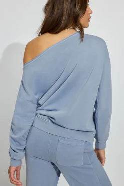 Store SoftTerry Off Shoulder Sweatshirt Matching Sets|Hoodies & Sweatshirts
