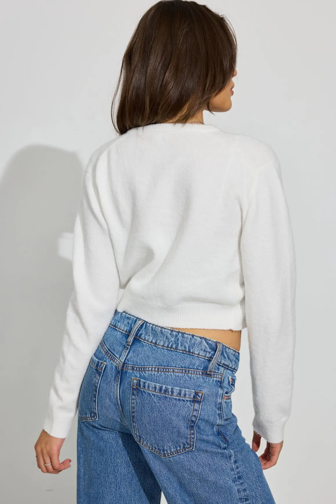 Hot Spongy Button Up Cardigan Sweaters & Cardigans|Long Sleeve Tops