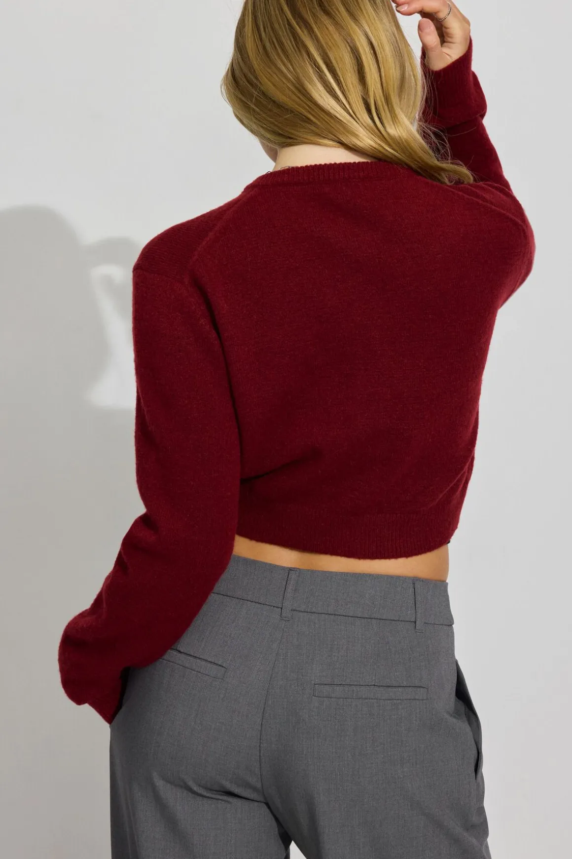 Outlet Spongy Button Up Cardigan Sweaters & Cardigans|Long Sleeve Tops