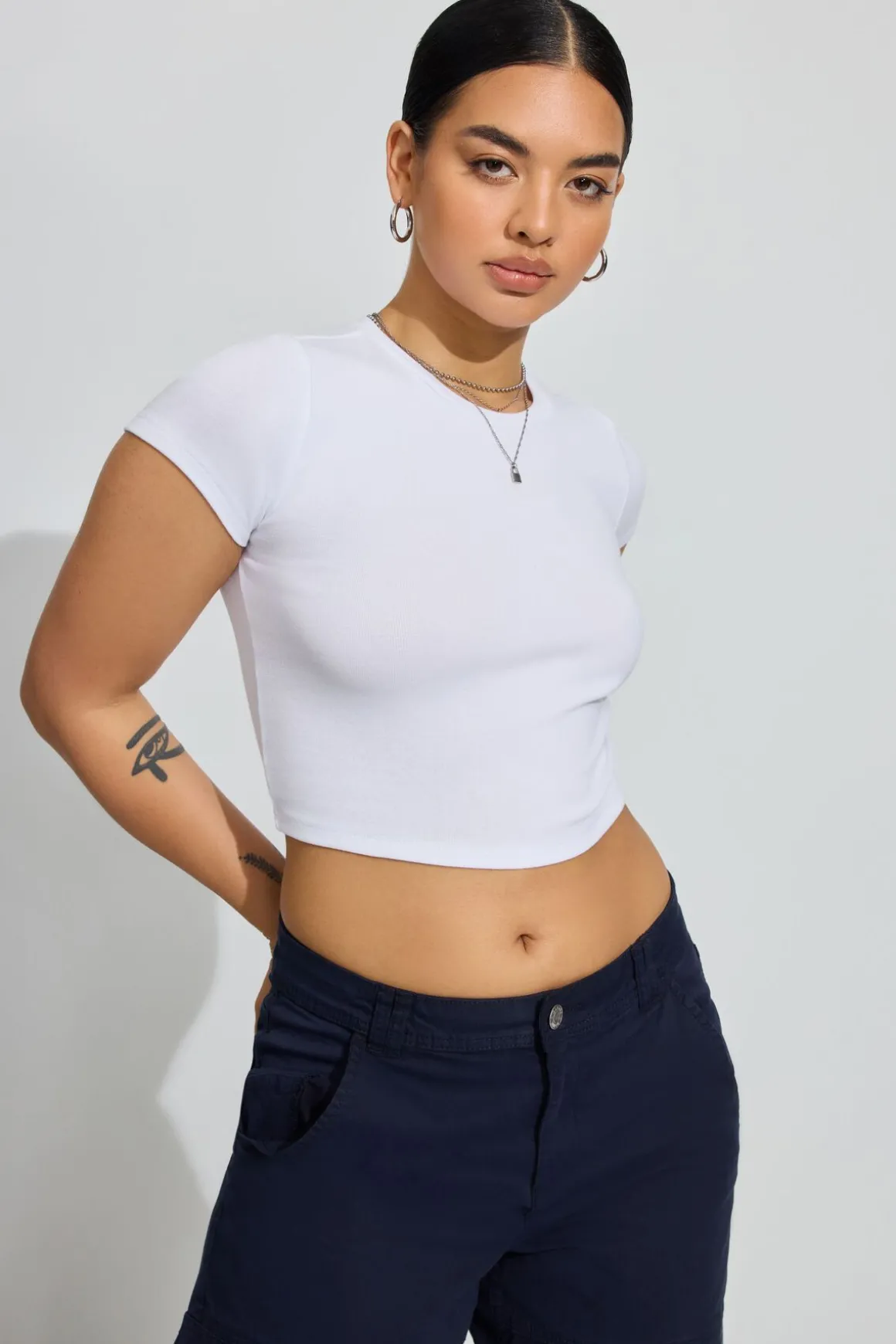 Fashion Stormi Tee Tops|Short Sleeve Tops