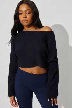Sale Supersoft Loose Crop Sweater Matching Sets|Sweaters & Cardigans