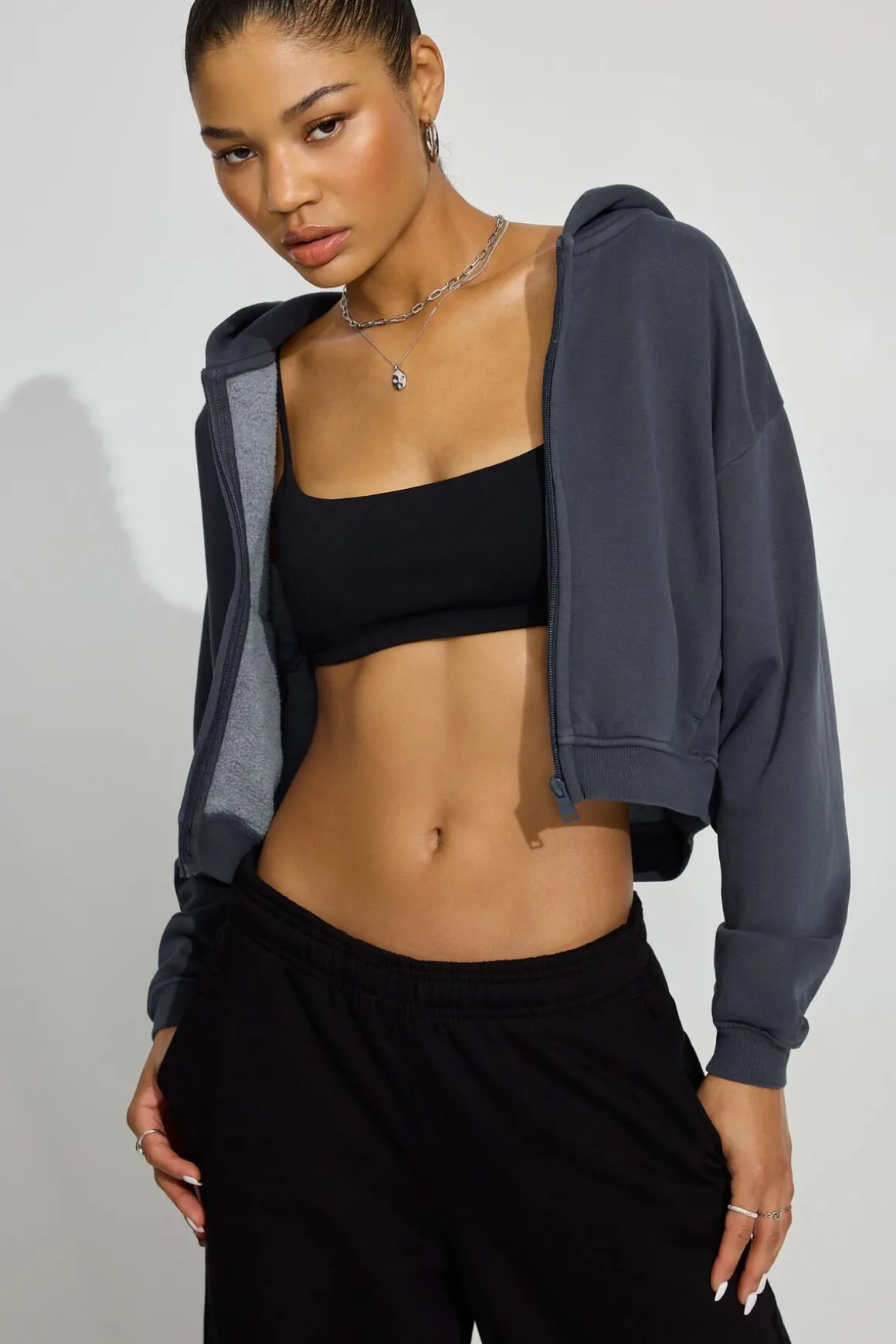Sale UltraFleece Boxy Full Zip Hoodie Matching Sets|Hoodies & Sweatshirts