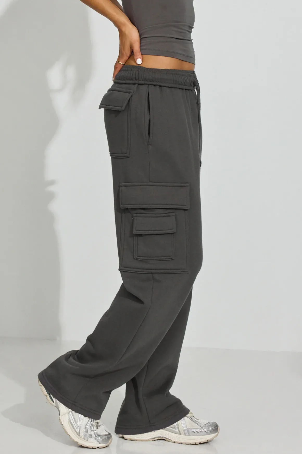 Best Sale UltraFleece Cargo Sweatpants Matching Sets|Fleece