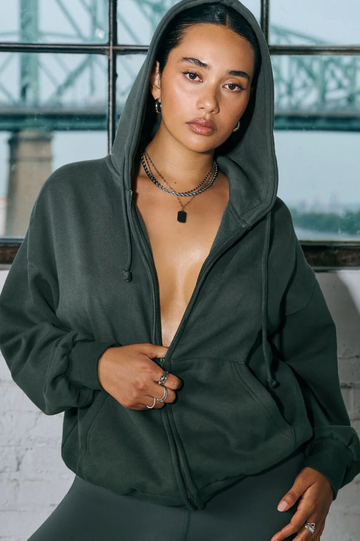 Cheap UltraFleece Full Zip Hoodie Matching Sets|Tops