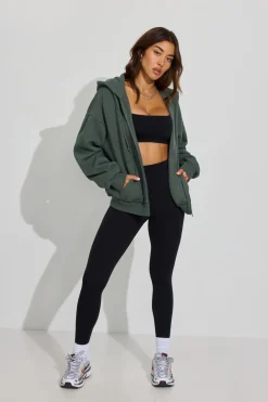 Cheap UltraFleece Full Zip Hoodie Matching Sets|Tops