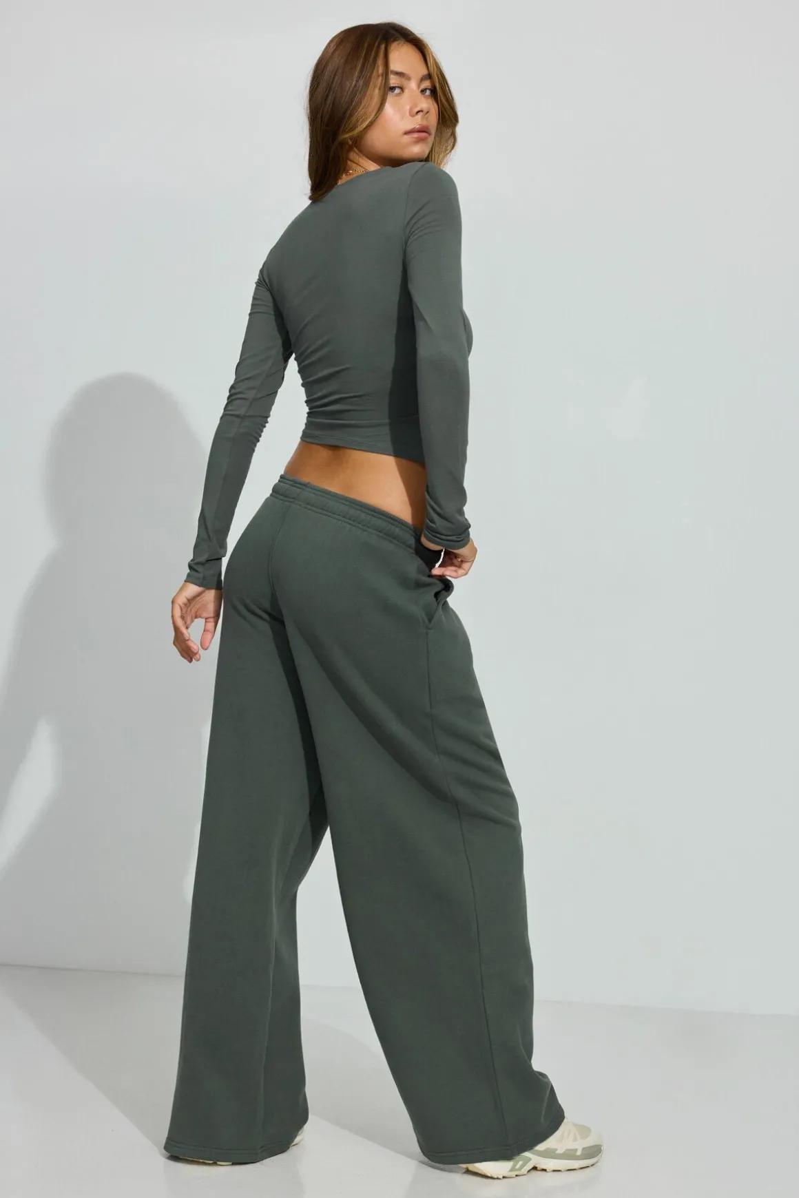 Hot UltraFleece Mega Wide Leg Sweatpants Matching Sets|Fleece