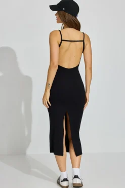 Flash Sale V Neck Open Back Maxi Dress Dresses & Jumpsuits|Dresses