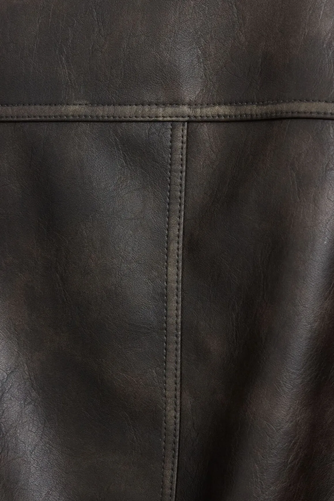 Flash Sale Vintage Faux Leather Jacket Faux Leather Jackets|Lightweight Jackets
