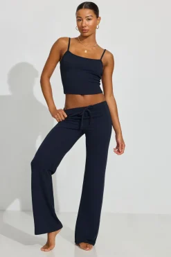 Cheap Waffle Flare Pants Matching Sets|Lounge & Sleep