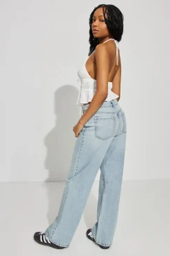 Cheap Wide Leg Jean Jeans